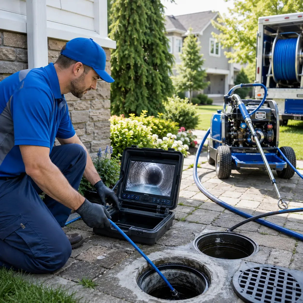 Outdoor drain cleaning professionals serving Hamilton, NY